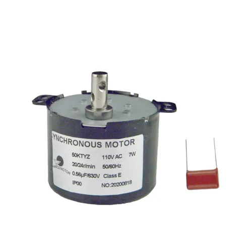 Miniatura 13 de CHANCS motor eléctrico síncrono de la CA 110V 1/1.2RPM del motor de baja velocidad 50KTYZ pequeño