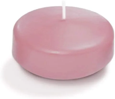 Miniatura 57 de yummi Caja de 18 velas flotantes color rojo rubí de 3 pulgadas