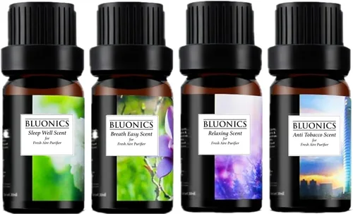 Miniatura 6 de Bluonics Fresh Aire - Paquete de 2 lavadores de aire a base de agua, revitalizador de aire y ambientador de habitación con 4 botellas de fragancia