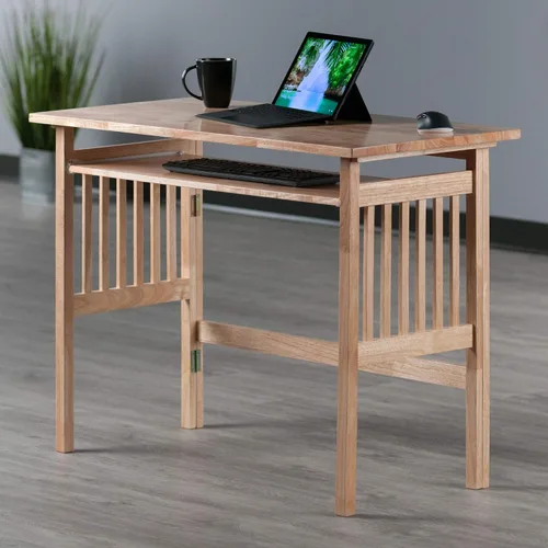 Miniatura 2 de Escritorio plegable para computadora, madera de haya