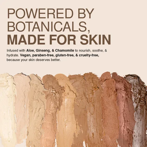 Miniatura 6 de Palladio BUILD + BLEND - Barra de base, barra de contorno para cara, maquillaje profesional para un aspecto perfecto, 0.25 onzas (brillo ámbar)