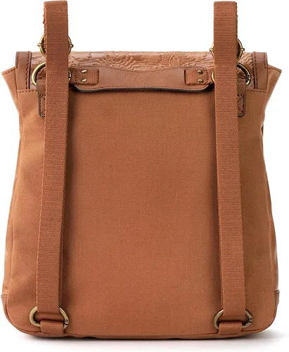 Miniatura 4 de The Sak Mochila Ventura en piel, correa convertible ajustable, estampado floral de tabaco