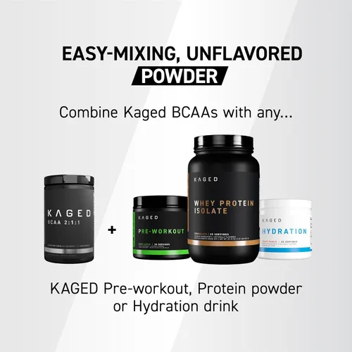 Miniatura 6 de BCAA en polvo, aminoácidos Kaged BCAA Aminoácidos, fermentados, a base de plantas y veganos, aminoácidos de cadena ramificada, 0.18 oz de BCAA sin