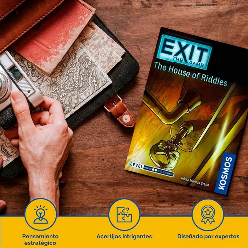 Miniatura 7 de La Casa de los Acertijos Exit: El Juego - Un juego de Kosmos de Thames & Kosmos Experiencia de habitación de escape en casa basada en cartas