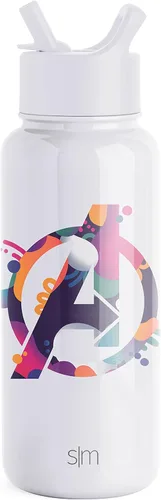 Miniatura 39 de Simple Modern Summit - Botella de agua con tapa con pajilla, vaso aislado de acero inoxidable a prueba de fugas de Disney de 30 onzas, regalos