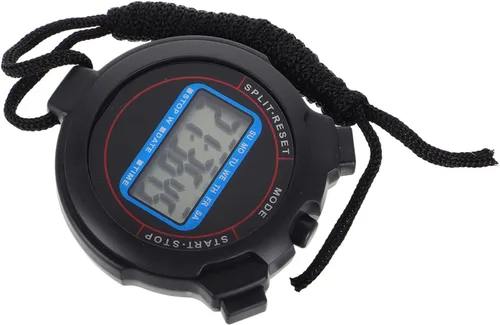 Miniatura 9 de Cronómetro deportivo digital con pantalla grande para entrenadores, funcionamiento silencioso, ligero, diseño portátil para natación, correr, yoga