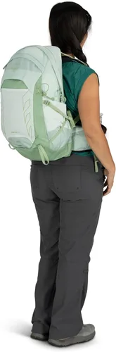 Miniatura 12 de Osprey Tempest 22L Mochila ligera de senderismo para mujer, mochila pequeña para viajes y campamentos, verde menta helada/Botánica
