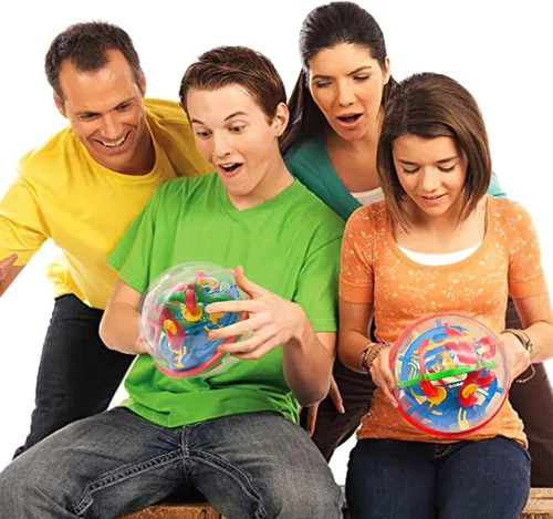 Miniatura 7 de 3 Otters Bola de laberinto 3D, rompecabezas para niños, juguete educativo para regalos, premio en el aula
