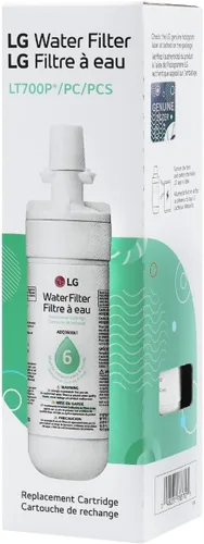 Miniatura 5 de LG LT700P - Filtro de agua de repuesto para refrigerador de 6 meses / 200 galones (NSF42 y NSF53) ADQ36006101, ADQ36006113, ADQ75795103