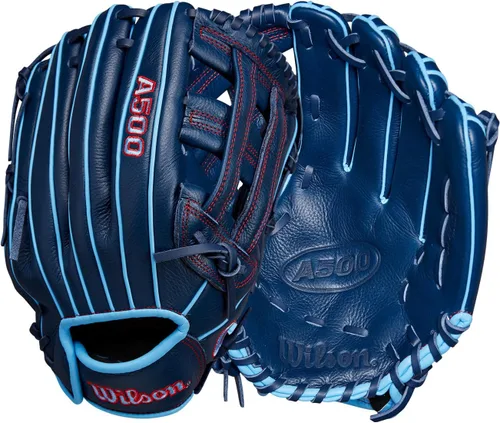 Miniatura 9 de Wilson A500 Adult + Youth Baseball Glove + Mitt Sizes 10.5" - 12.5" Right + Left Hand Throw Multiple Styles