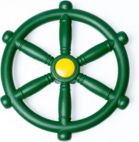 Barcaloo Playground - Juguete de volante para niños, juguetes de casa de juegos al aire libre, rueda de barco pirata de plástico para gimnasio de la