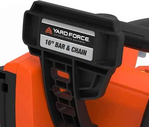 Miniatura 5 de Yard Force Motosierra eléctrica de 16 pulgadas YF1516CS con lubricación automática, tensión de barra de cadena sin herramientas, interruptor