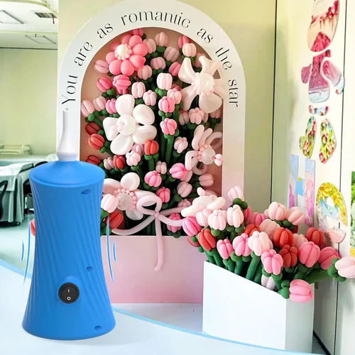 Miniatura 5 de AXHJ Balloon Pump Electric Air Pumps for Long Balloons, Electric Air Balloon Pump, Balloon Inflator for Foil Twisty Animal Balloons in Birthday