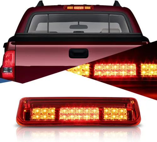 Miniatura 9 de Auto Dynasty Luz de freno secuencial con aspecto de fibra de carbono, 3ª tercera luz de freno compatible con Ford F-150 2007-2010 Explorer