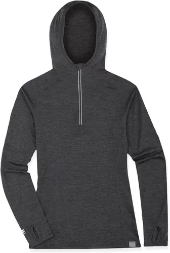 Miniatura 4 de MERIWOOL Sudadera con capucha para mujer, ligera, de lana merina, manga larga, térmica