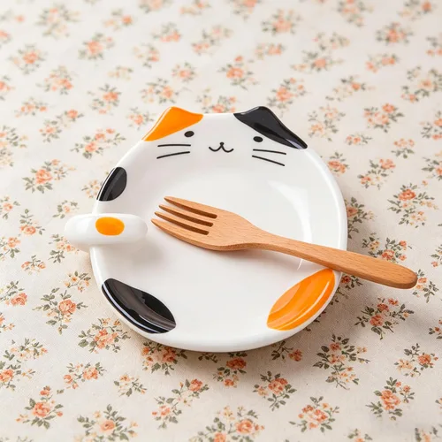 Miniatura 7 de Soporte de cuchara para gatos, soporte de cuchara de cerámica para la parte superior de la estufa, accesorios de cocina para gatos, soporte