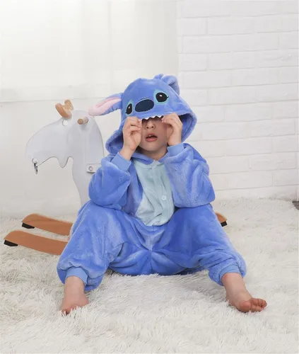 Miniatura 4 de FOFJR Animales Unisex Niños Anime Cosplay Traje Escuela Fiesta Estudiante Juega Juegos de Una Pieza Pijamas Puntada Monos