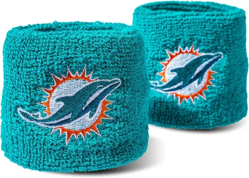 Miniatura 35 de Franklin Sports Muñequeras con Logotipo de Equipo de la NFL - Par de Muñequeras Juveniles para Disfraces y Uniformes