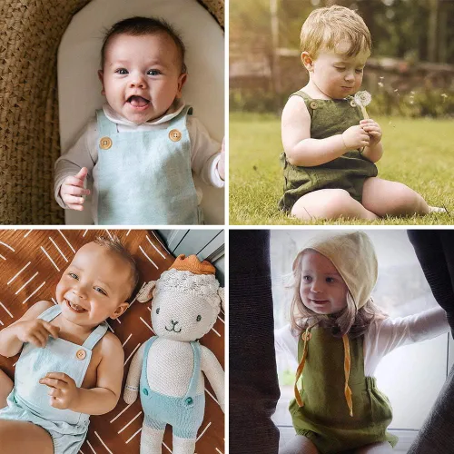 Miniatura 12 de Simplee Kids Enterizo con diseño de conejo de Pascua con capucha, para bebé, overol con cremallera y orejas largas