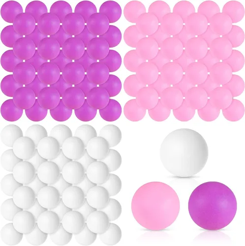 Libima 120 unidades de pelotas de tenis de mesa coloridas de 40 mm, pelotas de plástico a granel para el 4 de julio, carnaval, boda, juegos de