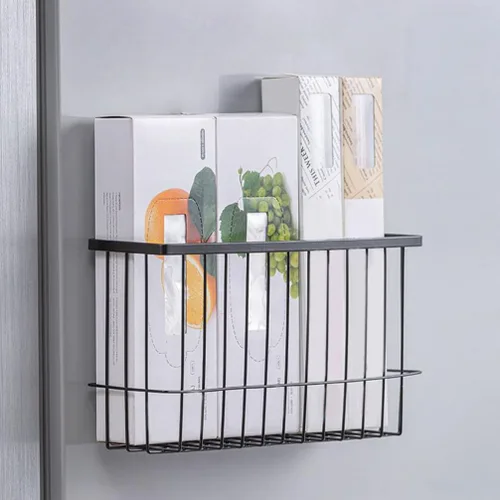 Miniatura 6 de Cabilock Cestas colgantes de alambre para almacenamiento de pared, cesta organizadora montada en la pared, cesta organizadora para baño, cocina