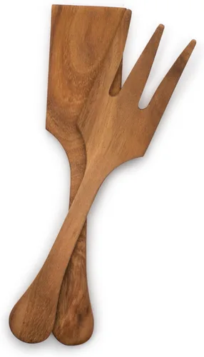 Miniatura 3 de Ironwood Gourmet Juego de utensilios de ensalada extra grandes, 2.75 x 2.75 x 13 pulgadas