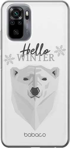 Miniatura 6 de BABACO ERT Group - Carcasa para Xiaomi REDMI Note 10/10S, diseño original y oficial de invierno 008, adaptado de manera óptima a la forma del Winter