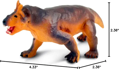 Miniatura 6 de Safari Ltd. Estemmenosuchus Figura detallada de modelo de 4.5 pulgadas, juguete educativo para niños, niñas y niños a partir de 3 años
