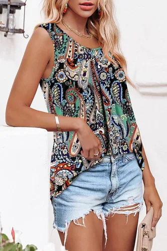 Miniatura 3 de BETTE BOUTIK Tank Tops for Women Pleated Sleeveless Blouse Short Sleeve Tops Basic Shirts S-3XL