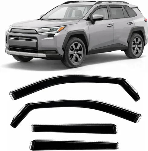Miniatura 15 de Protectores de lluvia adhesivos 2017-2022 para Honda CR-V Viseras deflectoras de ventana lateral LX EX EX-L Touring 3D onduladas estilo JDM CRV
