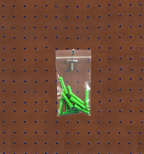 Miniatura 67 de Aviditi Poly Bolsa con cierre hermético blanco, Transparente, 1000 Claro