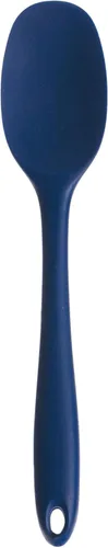 Miniatura 13 de RSVP International (ELA-WH) Cuchara de espátula de silicona favorita de Ela, negro, 11 pulgadas, silicona sin BPA, mezcla de baterías gruesas