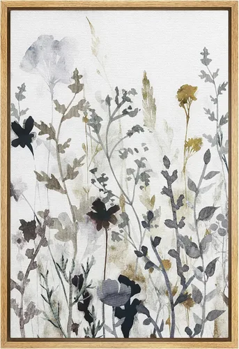 Miniatura 106 de SIGNFORD Lienzo impreso para pared, acuarela, floral, retro, abstracto, naturaleza, desierto, ilustraciones florales botánicas, arte moderno