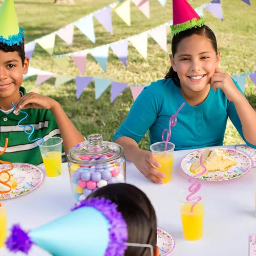 Miniatura 5 de Juego de 96 platos de mariposa para fiesta de cumpleaños, servilletas, tenedores, suministros de vajilla, juego de vajilla desechable, decoración