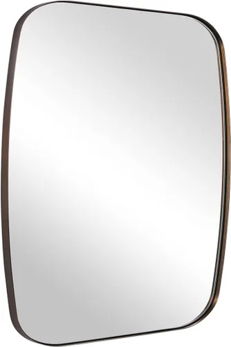 Miniatura 61 de ANDY STAR - Espejos ovalados negros para baño, espejo grande de 24x36 pulgadas con marco de metal negro mate oblongo para pared, espejo moderno