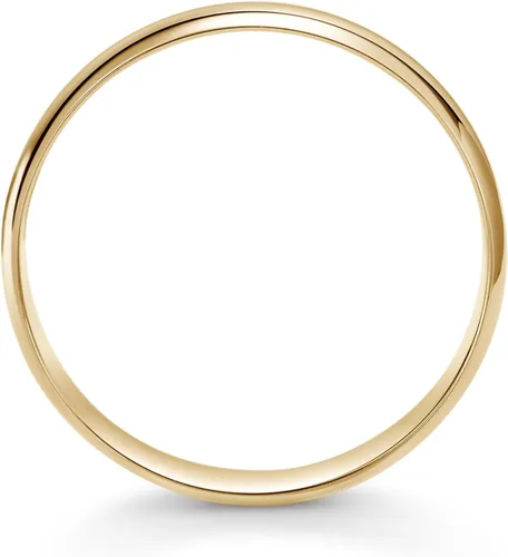 Miniatura 3 de Alianza de boda para hombre simple tradicional de 5 mm de oro amarillo de 10K (talles disponibles 7-12 1/2)