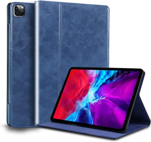 Miniatura 10 de Funda de piel auténtica para iPad Pro de 11 pulgadas de 4ª/3ª/2ª/1ª generación, carcasa protectora de piel auténtica para 2022/2021/2020/2018
