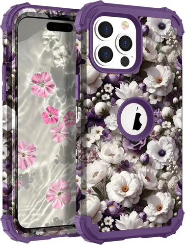 Miniatura 65 de Hocase Funda para iPhone SE 2022/2020, resistente a prueba de golpes, de plástico duro+goma de silicona, funda protectora híbrida para iPhone SE