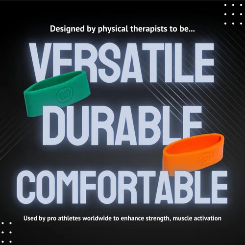 Miniatura 5 de Pure Band - Bandas de resistencia profesionales sin látex para entrenamiento, estiramiento, rehabilitación y terapia física, bandas elásticas