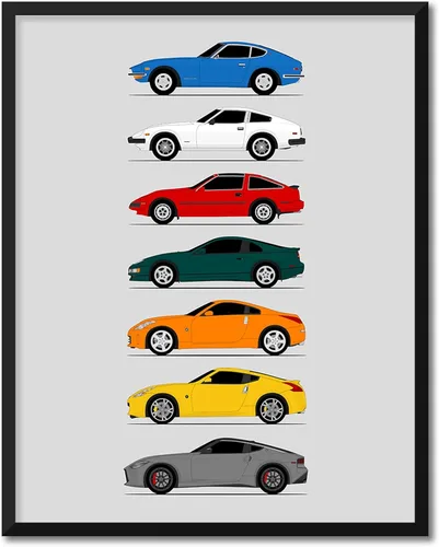 Miniatura 12 de Idea Network Póster hecho a mano compatible con Nissan Silvia (240SX), arte de pared impreso hecho a mano, decoración del 180SX, 200SX, 240SX
