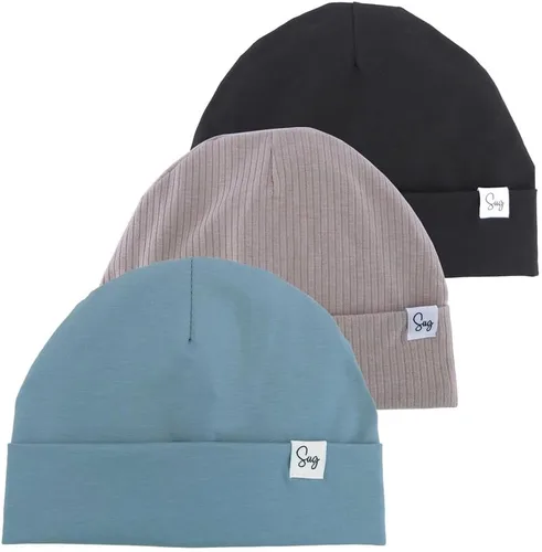 Miniatura 90 de Gorro de punto para recién nacido, para niños y niñas, con forro de satén sedoso, gorro para niños pequeños