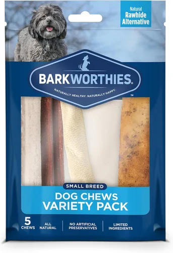 Miniatura 9 de Barkworthies Paquete variado de cachorros – 5 unidades (paquete de 1) – Rico en proteínas, totalmente natural, fácilmente digerible, alternativa