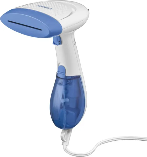 Conair Vaporizador de ropa de mano, ExtremeSteam 1200W, diseño portátil de mano, blanco/azul Blanco y azul