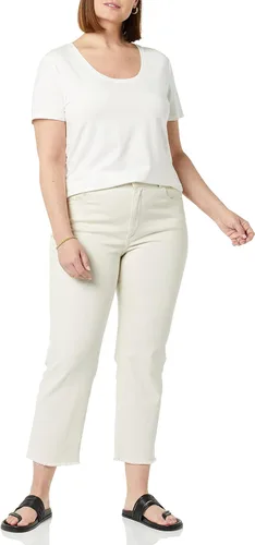 Miniatura 4 de Tienda Essentials Camiseta de manga corta con cuello redondo para mujer (disponible en tallas grandes), paquete de 2