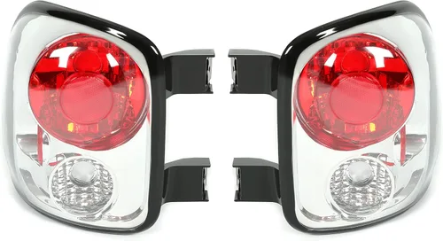 Miniatura 9 de Kojem Par de luces traseras compatibles con Chevy Silverado 1999-2004 y GMC Sierra Stepside, lámpara de freno trasera, carcasa negra, lente ahumada