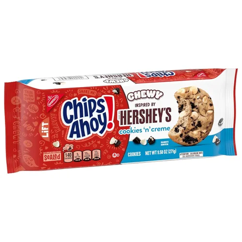 Miniatura 9 de CHIPS AHOY! Chewy Hershey's Cookies 'n' Creme - Galletas inspiradas en barra, 9.58 onzas