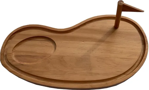 Miniatura 8 de Creative Gifts International Après - Tabla de madera de esquí Tabla de servir de 10 x 15 pulgadas Plato de madera para cortar y servir Caja