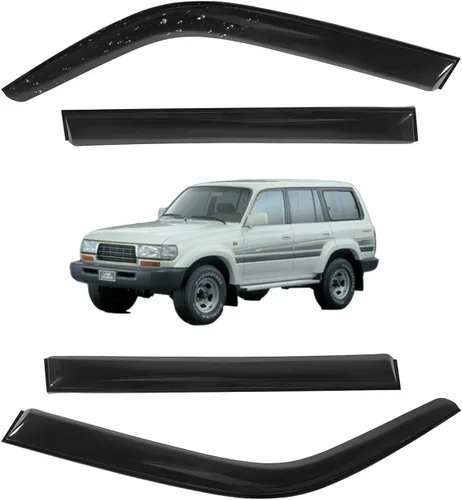 Miniatura 133 de Viseras para ventanas para Mazda 3 Sedán 4 puertas 2004 2005 2006 2007 2008 2009 estilo JDM Mugen, deflector de viento, protector solar y de lluvia