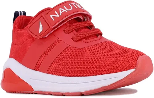 Miniatura 3 de Nautica Tenis deportivos con luz intermitente para niños con una correa, a la moda y divertida para niños y niñas, disponibles en tallas para niños