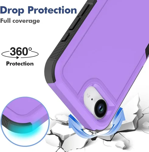 Miniatura 266 de Jeylly Funda para iPhone SE/Funda para iPhone 5S, Exterior de Plástico Duro que Absorbe Golpes + Interior de Silicona de Goma Defensor contra